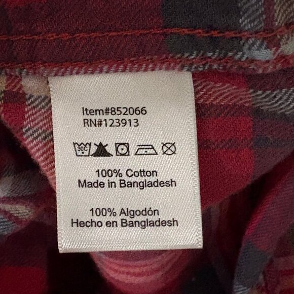 Jachs Girlfriend "Bea" Red Plain Button Up Medium - Picture 8 of 8